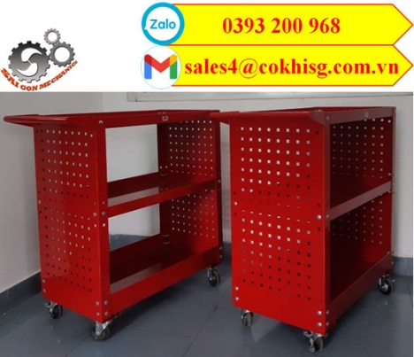 Xe đẩy dụng cụ đồ nghề 3 tầng