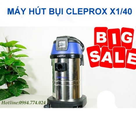 Máy hút bụi khô ướt CleproX X1/40 (1 motor)