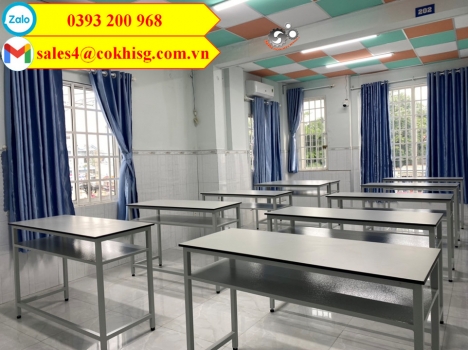 Bàn học sinh gia công
