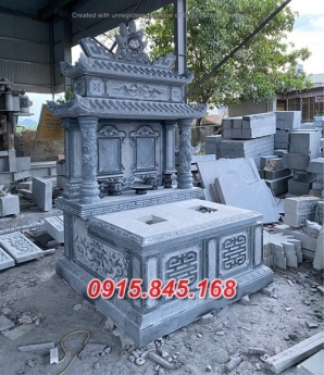 an giang - 007 Mẫu mộ đá đôi đẹp tro cốt bán an giang