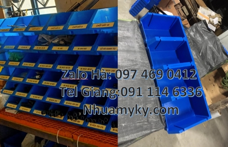thùng nhựa đựng phụ tùng, Khay linh kiện giá rẻ. Kệ nhựa đựng ốc vít, Khay nhựa đựng bulon. Kệ đựng