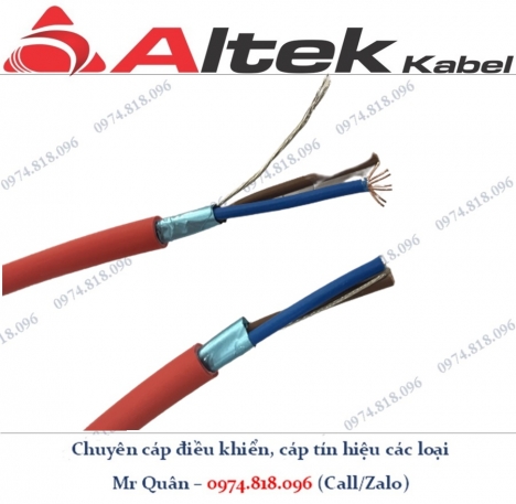 Cáp tín hiệu chống cháy 2x1.5mm2