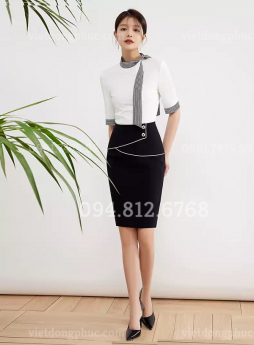 Mẫu áo Lễ tân Nhà hàng thiết kế thời trang, chất lượng bền đẹp
