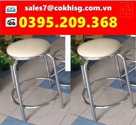 GHẾ THÍ NGHIỆM INOX CÓ BỌC NỆM,.