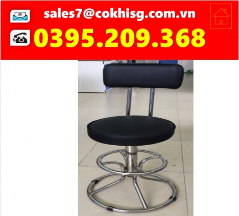 GHẾ THÍ NGHIỆM INOX CÓ TỰA LƯNG.