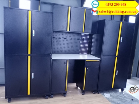 Tủ chứa dụng cụ đồ nghề garage sửa chữa