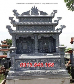 an giang - 007 Mẫu mộ đá đôi đẹp tro cốt bán an giang