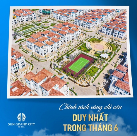 CHỦ NHÀ ĐỊNH CƯ NƯỚC NGOÀI CẦN BÁN LẠI CĂN BIỆT THỰ BIỂN HẠ LONG  CĂN SUN FERIA BÃI CHÁY