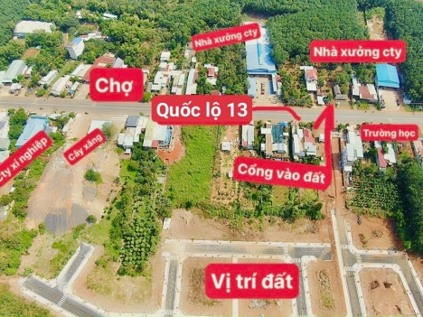 BÁN ĐẤT TẠI KHU DI TÍCH ĐỒNG TÂM TÀ THIẾT - LỘC NINH - BÌNH PHƯỚC