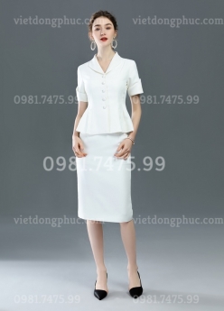 Mẫu áo Lễ tân Nhà hàng thiết kế thời trang, chất lượng bền đẹp