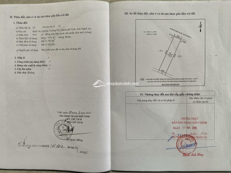 Bán nhà 2 tầng sạch đẹp mặt đường Trần Thủ Độ phường Trường Thi