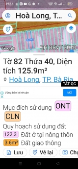 bán lô đất hòa long tp bà rịa