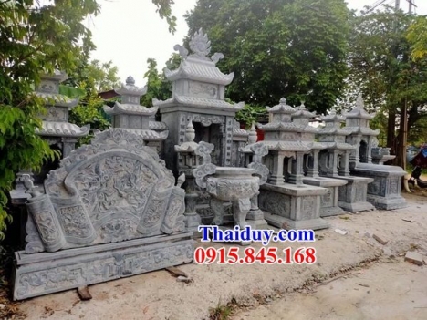 $#-7410+ Mẫu bình phong đá nhà thờ họ đẹp