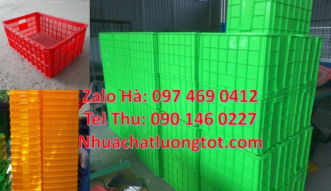 thùng nhựa đựng dụng cụ, Sóng bít, sóng hở, thùng nhựa đựng trái cây, hộp nhựa Giỏ nhựa, rổ nhựa, đị