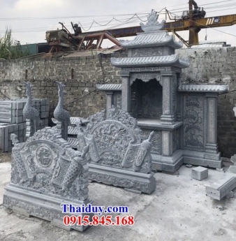 $#-7410+ Mẫu bình phong đá nhà thờ họ đẹp