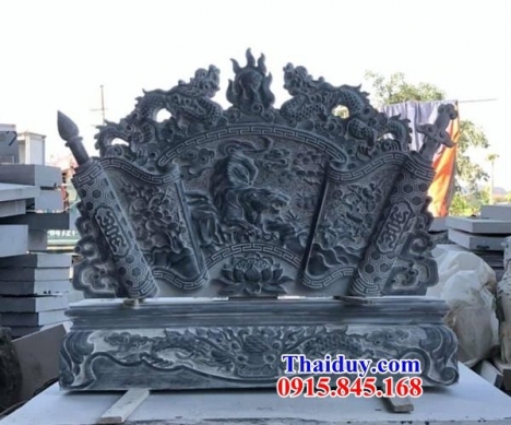 $#-7410+ Mẫu bình phong đá nhà thờ họ đẹp