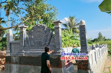 $#-7410+ Mẫu bình phong đá nhà thờ họ đẹp