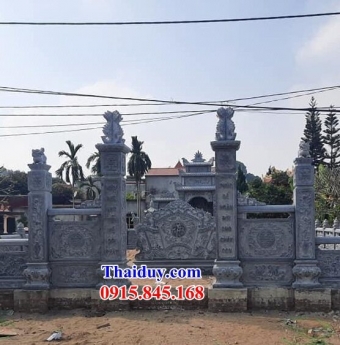 $#-7410+ Mẫu bình phong đá nhà thờ họ đẹp