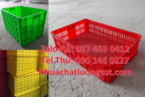 thùng nhựa đựng dụng cụ, Sóng bít, sóng hở, thùng nhựa đựng trái cây, hộp nhựa Giỏ nhựa, rổ nhựa, đị