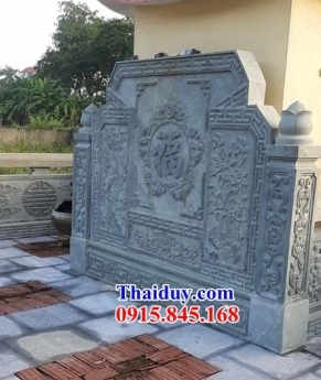 $#-7410+ Mẫu bình phong đá nhà thờ họ đẹp