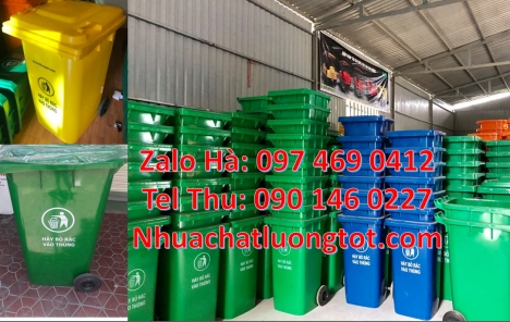 thùng rác 60l đạp chân, thùng rác đạp chân, sọt nhựa, Thùng rác 120l nắp kín, Xe rác 120l 240l, t