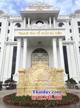 $#-7410+ Mẫu bình phong đá nhà thờ họ đẹp