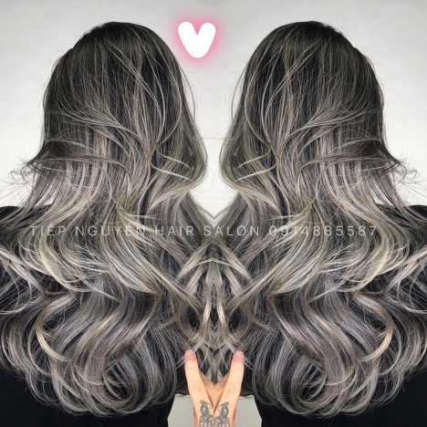 Tóc uốn sóng lơi nhẹ ngang vai siêu sang cho nàng tóc thưa - Tiệp Nguyễn Hair Salon