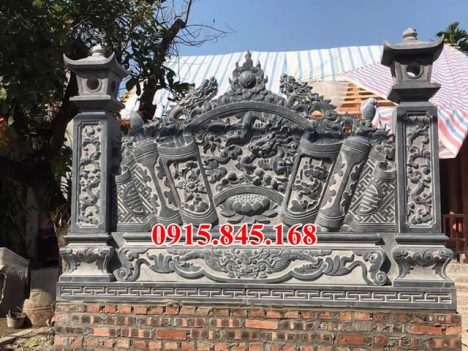 @462+ Mẫu cuốn thư đá từ đường đẹp