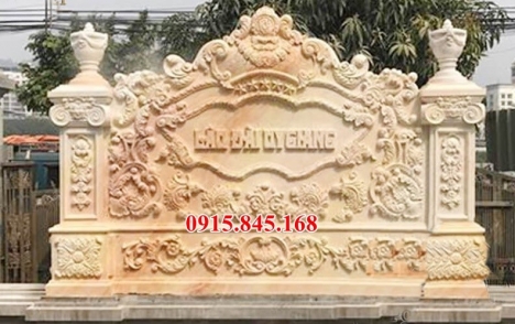 @462+ Mẫu cuốn thư đá từ đường đẹp