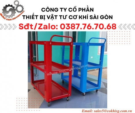 Xe đẩy đồ nghề 3 tầng