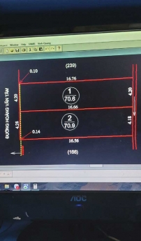 Bán đất mặt đường Hoàng Văn Tâm khối 10 phường Trường Thi