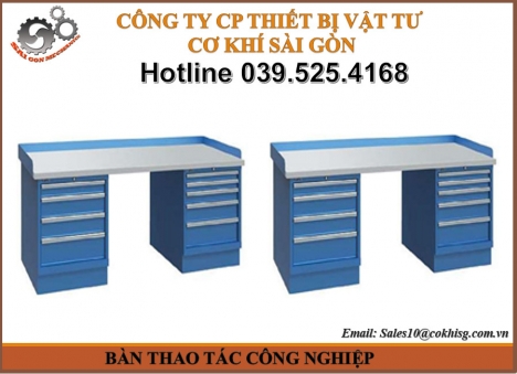 bàn thao tác bằng sắt sơn tĩnh điện giá tốt