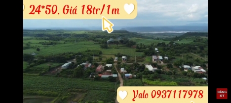 Cách Quốc lộ 25 vào 200 Giá chỉ 18tr/1m. Bán đất tại Gia Lai
