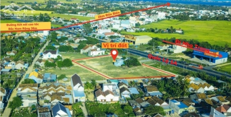 Đất nền lõi trung tâm Đặc khu kinh tế Bắc Vân Phong , gần biển , liền kề sân bay Charter .