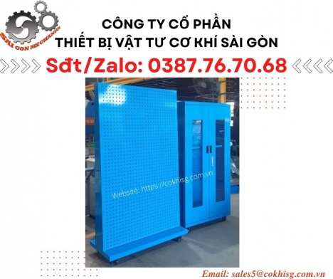 Tủ vật tư 2 cánh - Cao 1m8 - Cửa kính