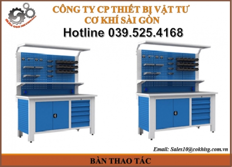 bàn thao tác công nghiệp bằng sắt sơn tĩnh điện giá tốt