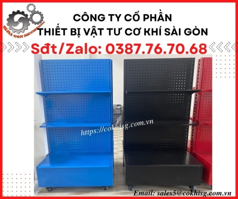 Kệ treo dụng cụ di động có hộp đồ nghề