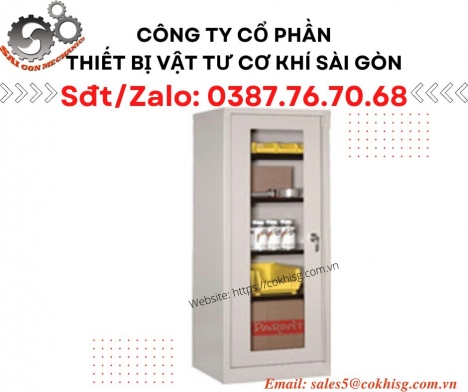 Tủ chứa vật tư 1 cánh - Cửa kính