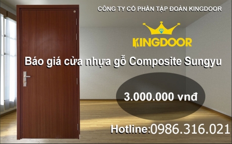 Cửa nhựa gỗ composite chống nước