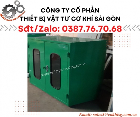 Tủ vật tư 2 cánh - Cửa kính