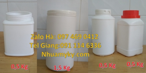 Hũ 50 gr, hũ 50gr, hũ pet 200g, hũ nhựa đựng gia vị 200gr hũ nhựa 250 gram vuông, hũ nhựa 250 gram