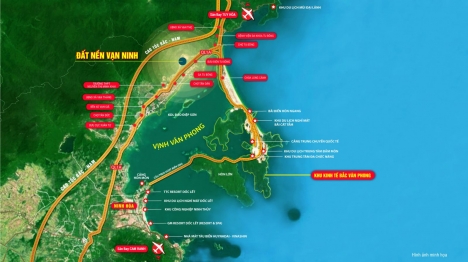 Đất nền lõi trung tâm Đặc khu kinh tế Bắc Vân Phong , gần biển , liền kề sân bay Charter .