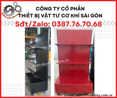 Kệ treo dụng cụ di động có hộp đồ nghề