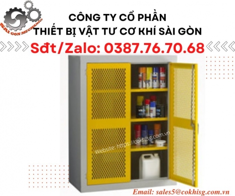 Tủ vật tư 2 cánh - Cửa lưới