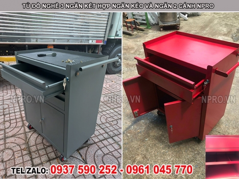 Tủ đựng đồ nghề cơ khí 3 ngăn, 4 ngăn, 5 ngăn, 7 ngăn