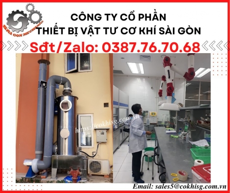 Hệ thống xử lý khí phòng thí nghiệm