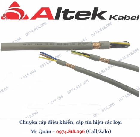 Cáp tín hiệu lõi nhiều màu – Altek Kabel