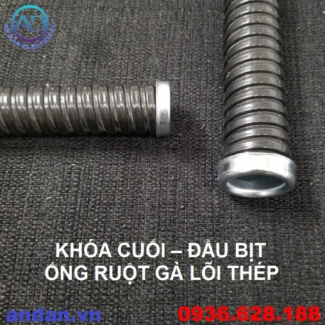 Khóa cuối – Đầu bịt ống ruột gà lõi thép (KC)