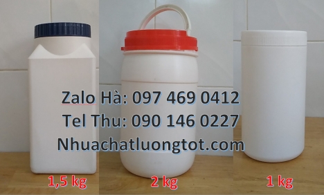 Hũ hóa chất 50 gram, hũ 50gr nắp vặn, hũ nhựa 100gr, hũ đựng sốt thịt nướng 200g, hũ 200 gram, hũ 25