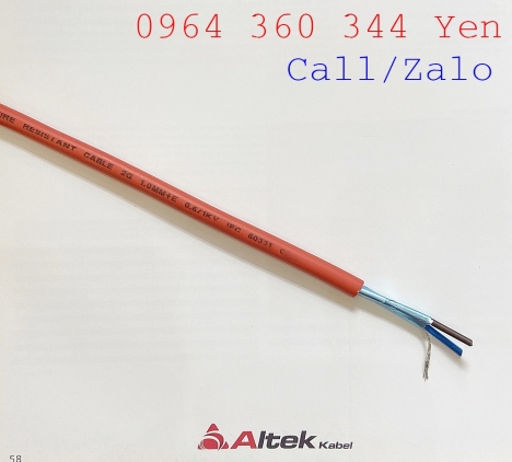 Cáp tín hiệu chống nhiễu vặn xoắn chống cháy thương hiệu Altek Kabel